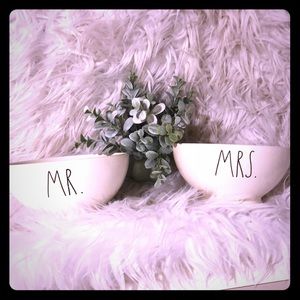 Brand New set of Mr. and Mrs. Rae Dunn bowls